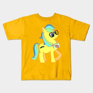 My Little Hipster - Yellow Kids T-Shirt